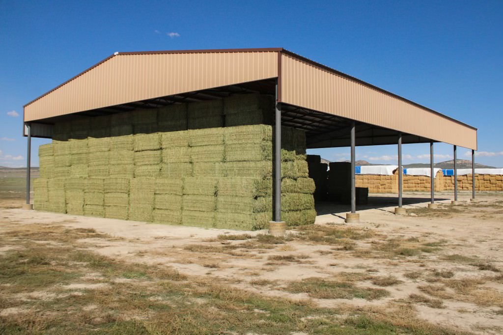 Deep Creek Alfalfa hay loading operations